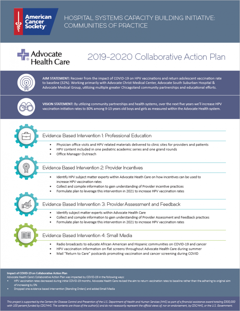 Advocate Health Care - Hospital Systems Capacity Building Initiative