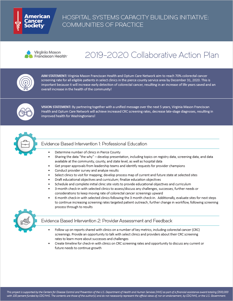 Virginia Mason Franciscan Health - Hospital Systems Capacity Building ...